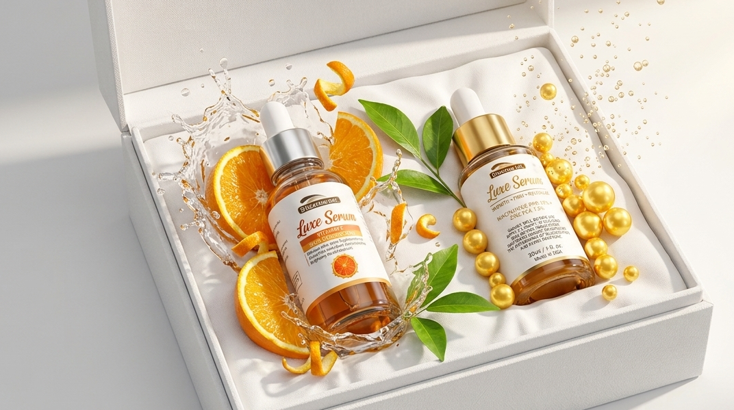 Luxe Serum Duo Gift Box — Vitamin C + Niacinamide Pro